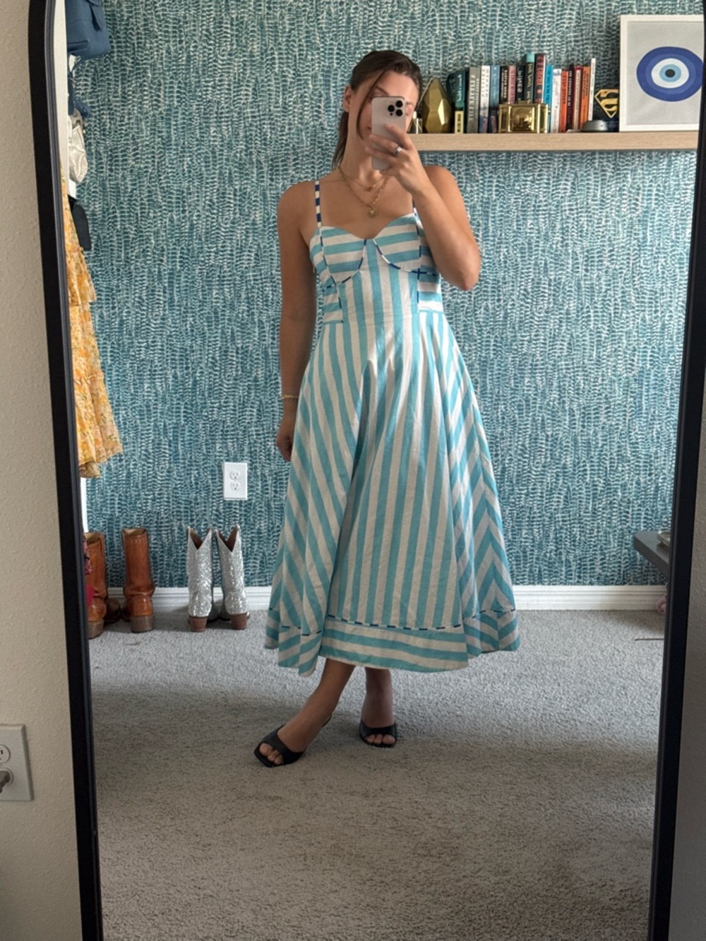 Rachel  Antonoff Harper Midi Dress size large - Picture 3 of 4
